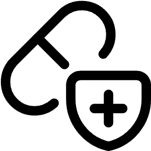 Vaccine Protection Medicine Pill Icon from Covid - Free Set