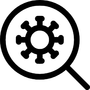 Virus Lab Research Magnifier 2 Icon from Covid - Free Set