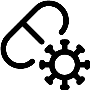 Virus Lab Research Medicine Pill Icon from Covid - Free Set