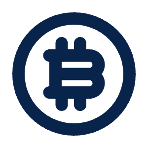 Currency Bitcoin Line Icon from Mingcute Line Set