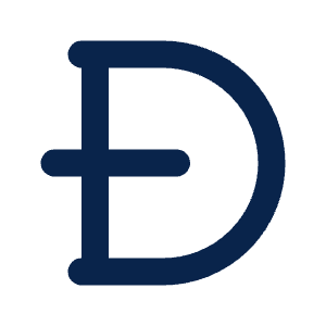 Dogecoin DOGE Line Icon from Mingcute Line Set