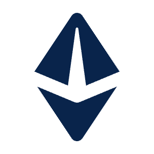 Ethereum Fill Icon from Mingcute Fill Set