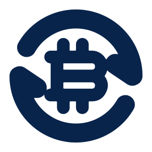 Exchange Bitcoin Fill Icon from Mingcute Fill Set