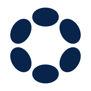 Polkadot DOT Fill Icon from Mingcute Fill Set