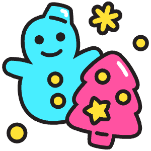 Winter Day Activities Icon from Stickies Colors - Free Set