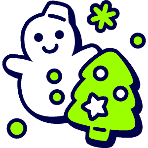 Winter Day Activities Icon from Stickies Duo - Free Set