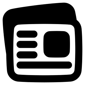 News Paper Icon from Plump Remix - Free Set