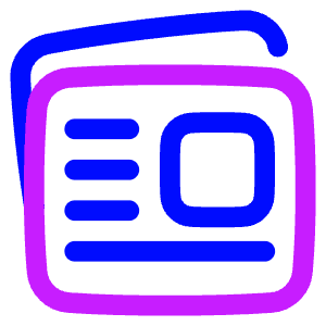 News Paper Icon from Plump Neon - Free Set