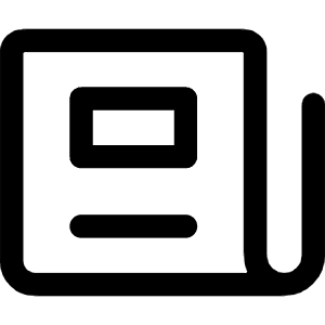 News Paper Icon from Core Line - Free Set