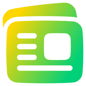 News Paper Icon from Plump Gradient - Free Set