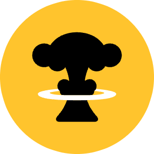 Nuclear Mushroom Icon from Kameleon Pop - Free Set