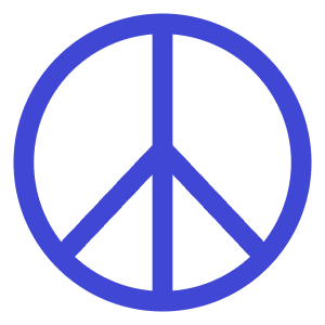 Peace Symbol Icon from Sharp Duo - Free Set