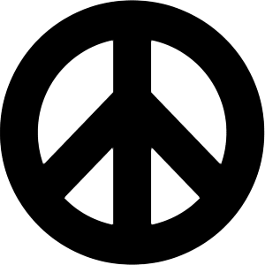 Peace Symbol Icon from Core Solid - Free Set