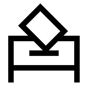 Politics Vote 2 Icon from Sharp Line - Free Set