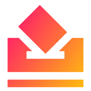 Politics Vote 2 Icon from Sharp Gradient- Free Set