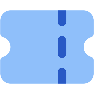 Ticket 1 Icon from Core Flat - Free Set