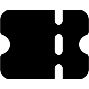 Ticket 1 Icon from Core Solid - Free Set