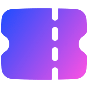Ticket 2 Icon from Plump Gradient - Free Set