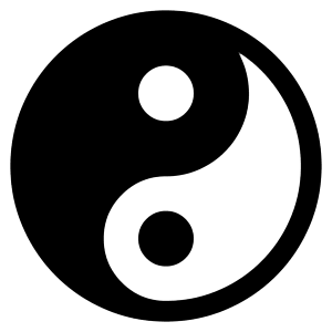 Yin Yang Symbol Icon from Plump Solid - Free Set