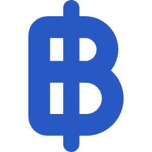 Baht Icon from Core Flat Set