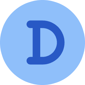 Doge Circle Icon from Core Flat Set