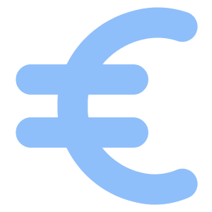 Euro Icon from Core Flat Set