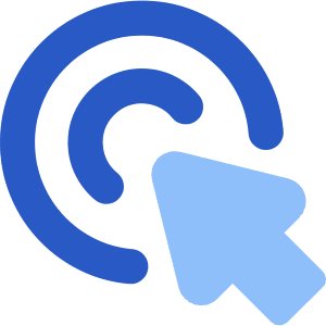 Arrow Cursor Click 2 Icon from Core Flat Set