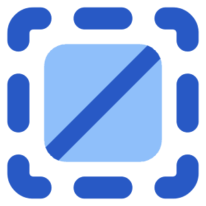 Select None Icon from Core Flat Set