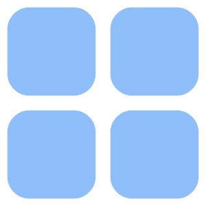 Dashboard Square Icon from Core Flat Set