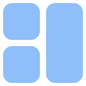 Dashboard Square Vertical Rectangle 1 Icon from Core Flat Set