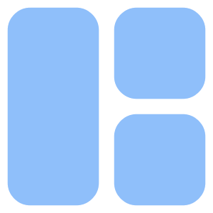 Dashboard Square Vertical Rectangle 2 Icon from Core Flat Set
