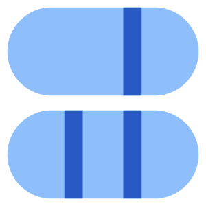 Dashboard Vertical Pills 3 Icon from Core Flat Set