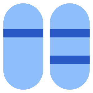 Dashboard Vertical Pills Split 5 Icon from Core Flat Set