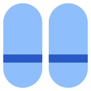 Dashboard Vertical Pills Split Bottom Icon from Core Flat Set