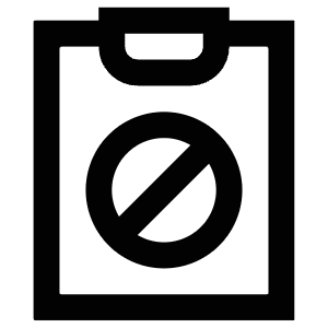 Block Clipboard Icon from Atlas Line Set