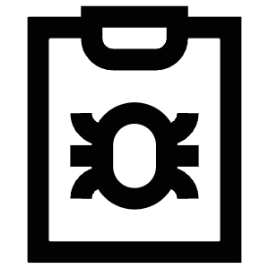 Bug Clipboard Icon from Atlas Line Set