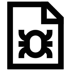 Bug File Icon from Atlas Line Set