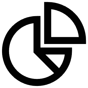 Chart Pie Graph Icon from Atlas Line Set