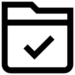 Check Folder Icon from Atlas Line Set