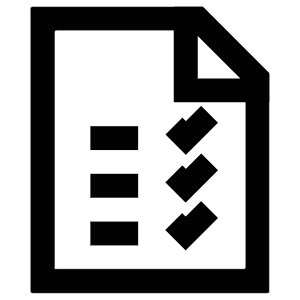 Check List File Icon from Atlas Line Set