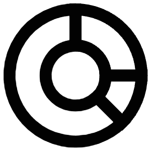 Circle Pie Chart Icon from Atlas Line Set