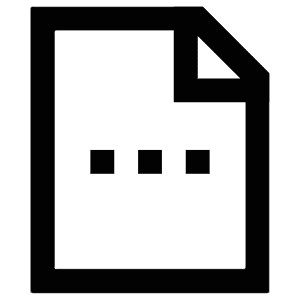 Dots File Icon from Atlas Line Set