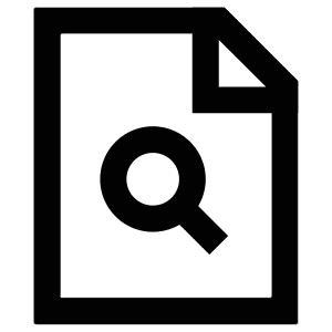 File Search Icon from Atlas Line Set