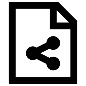 File Share Icon from Atlas Line Set