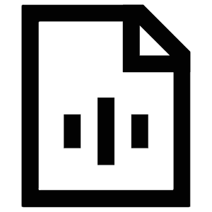 File Sound Icon from Atlas Line Set