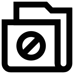 Folder Block Icon from Atlas Line Set