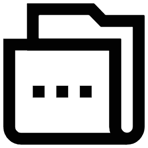 Folder Dots Icon from Atlas Line Set