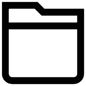 Folder Icon from Atlas Line Set