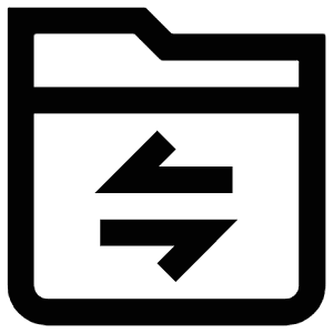 Folder Transfer Icon from Atlas Line Set
