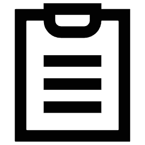 Lines Clipboard Icon from Atlas Line Set